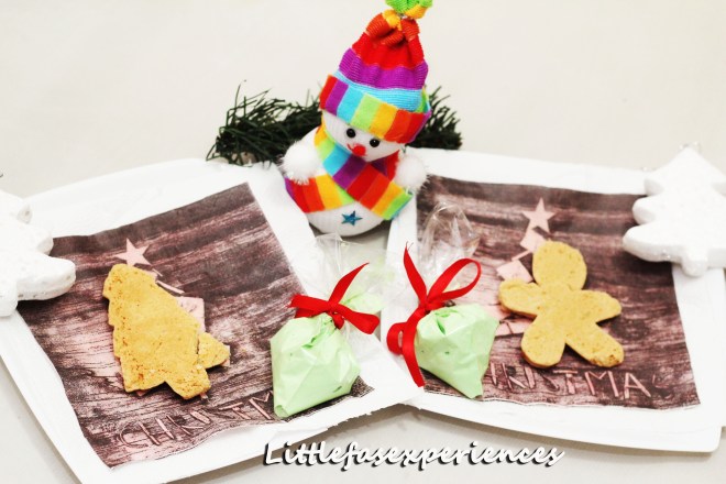 Confeitando os biscoitos de natal Littlefasexperiences