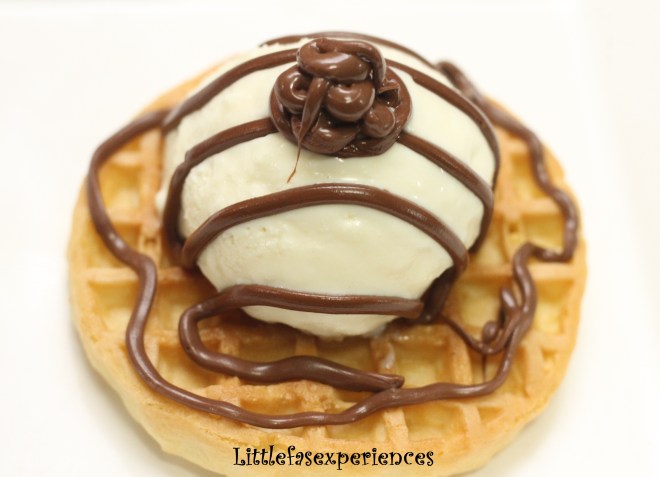 Sorvete Ninho com nutella creme de avelã Littlefasexperiences